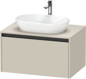 Duravit Waschtischunterschrank Ketho.2 beige matt wandhängend B/T/H: 80 x 55 x 45,9 cm - Bild 1