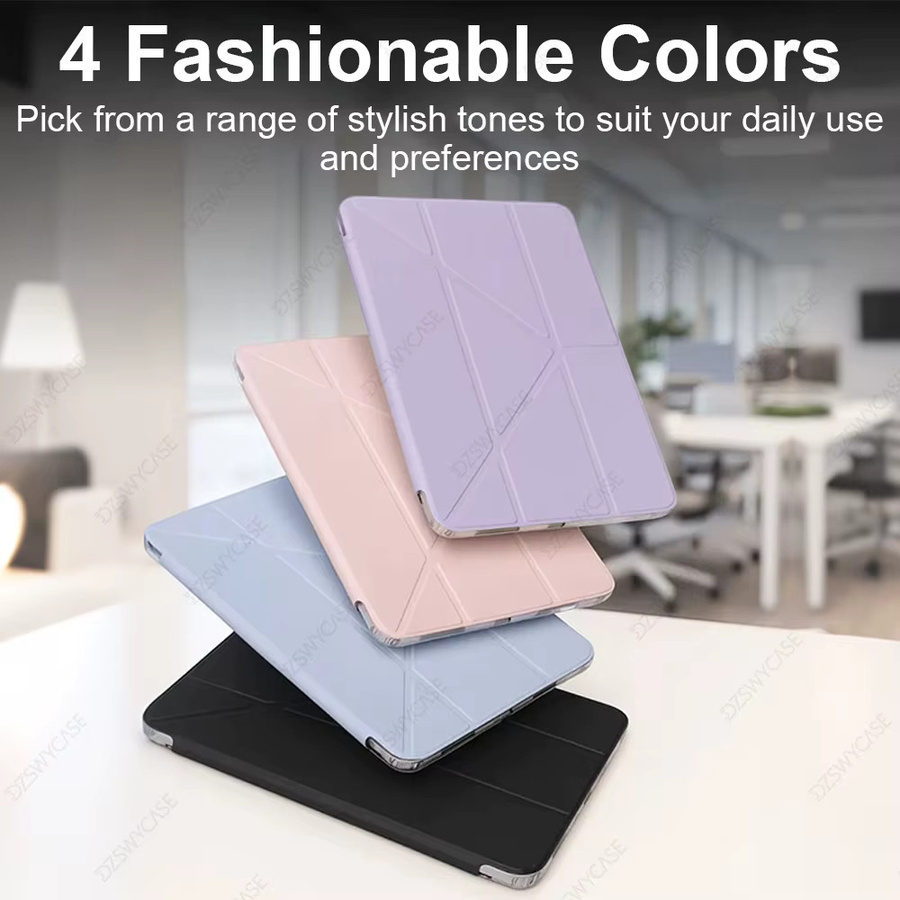 Xiaomi Y-Folding Flip Stand Hülle für Redmi Pad 2 11 Zoll 2025 mit Auto-Sleep-Funktion und Stifthalter in Schwarz - Bild 4