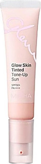 MISSHA Glow Skin Tinted Tone Up Sonnencreme LSF 50+, 30 ml, Lila Pink - Bild 1