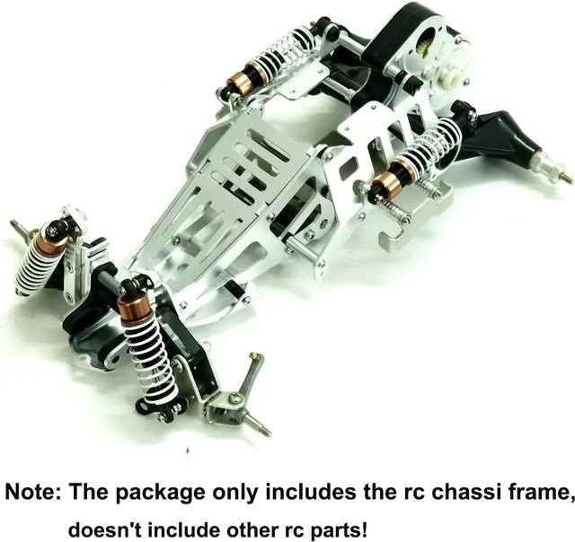 TAMIYA RC Custom Aluminium Chassis Kit, 1/10 Buggy, Metall - Bild 1