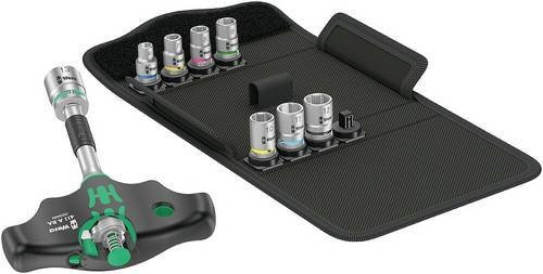 Wera Kraftform Kompakt 400 RA Set 2 Ratschen-Schraubendreher 1/4, 9-teilig - Bild 1