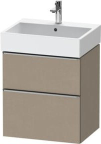 Duravit Waschtischunterschrank D-Neo Beige Wandmontage mit Tür und Auszug - Bild 1