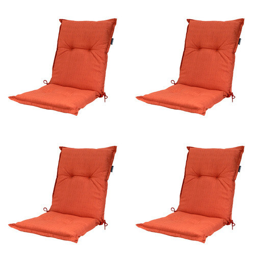 Madison Auflage Basic 4er-Set in Terra Braun, UV-beständig und waschbar - Bild 2