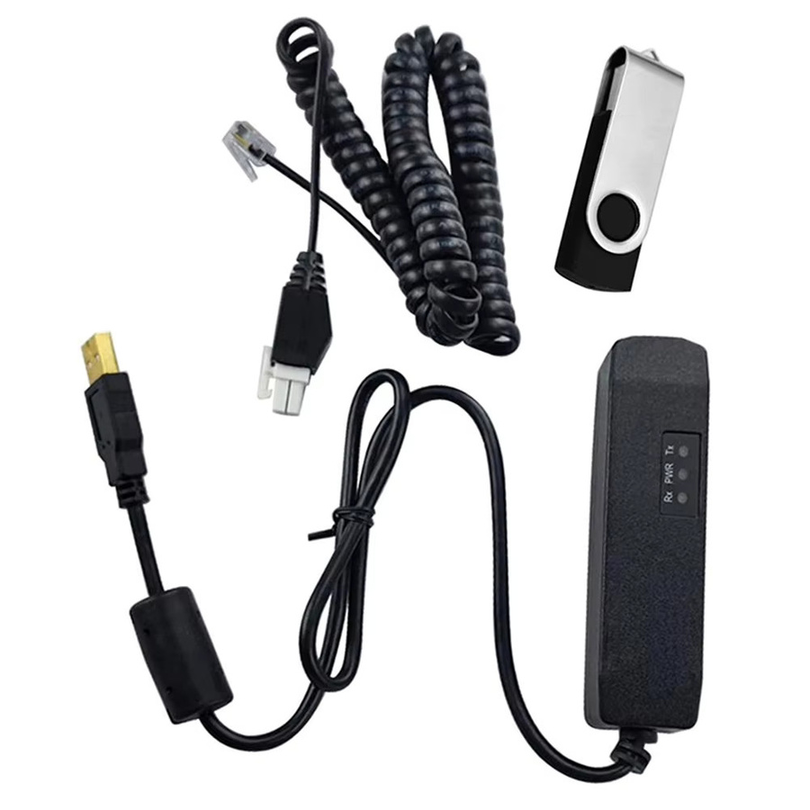 Curtis PC-Programmiergerät 1314-4402 mit 1309 USB-Schnittstellenbox zur Diagnose von Motorsteuerungen in Schwarz - Bild 4