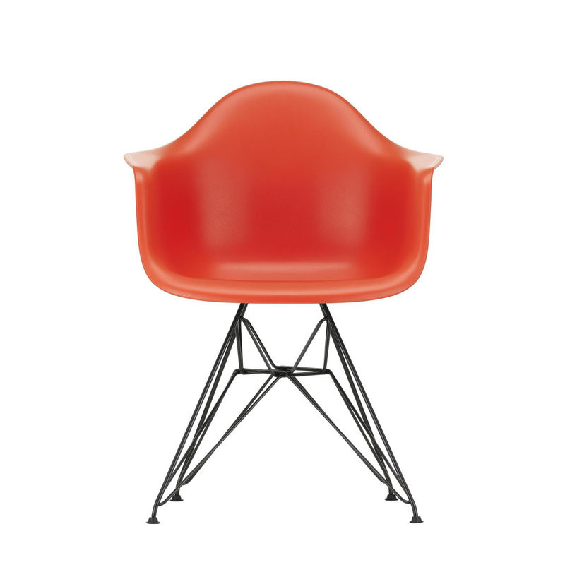 Vitra DAR Eames Plastic Armchair in Rot matt aus Kunststoff - Bild 2
