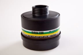 Ekastu Mehrbereichs-Kombifilter Dirin 230 A2B2E2K2-P3R D in Schwarz - Bild 1