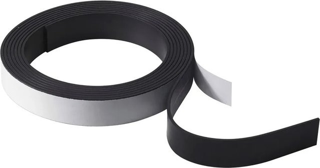 Hettich Magnetband selbstklebend in Schwarz, Länge: 1,9 m - Bild 1