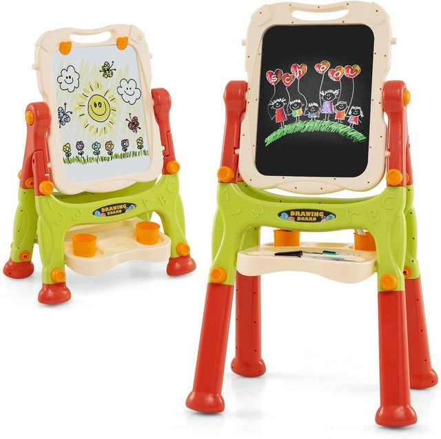 COSTWAY Kindertafel doppelseitig - Bild 1