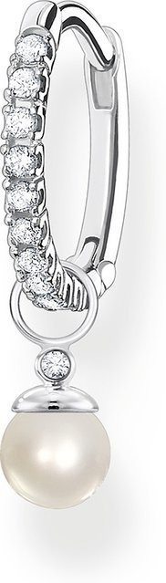 Thomas Sabo Creolen 925 Silber, Perle, Damen - Bild 1