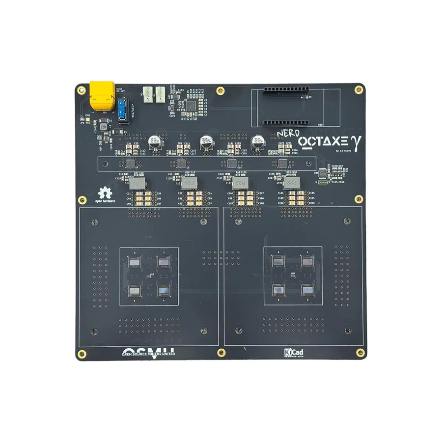 Minerfixes NerdOCTaxe Hydro Zubehör PCBA-Platine mit BM1370 Chip für DIY Bitcoin Miner, Schwarz - Bild 2