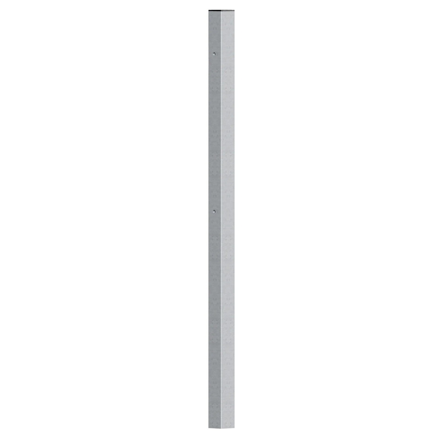Klobenpfosten Madrid für Einzeltor aus verzinktem Stahl in Silber, Höhe: 135 cm, Durchmesser: 6 cm, zum Einbetonieren - Bild 2