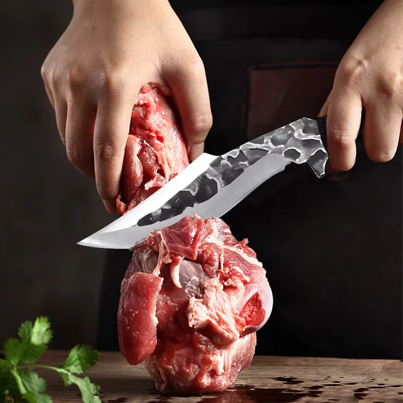 InLeung Handgeschmiedetes Ausbeinmesser in Silber für Fleisch und Fisch - Bild 3