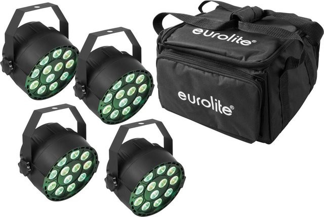 EUROLITE Set 4x LED PARty TCL Spot mit Soft-Bag in Schwarz - Bild 1