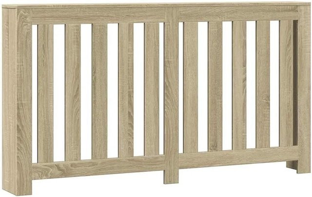 vidaXL Heizkörperverkleidung in Sonoma-Eiche mit Latten-Design, Farbe: Braun, B/T/H: 149 x 20 x 82 cm - Bild 1