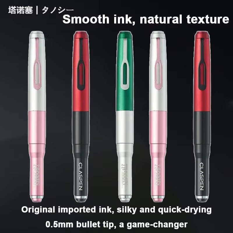 TANOOCI Magnetstift mit Kugelspitze und 0,5 mm Mine, einziehbarer Metallstift in Mehrfarben für den täglichen Gebrauch und Prüfungen - Bild 2