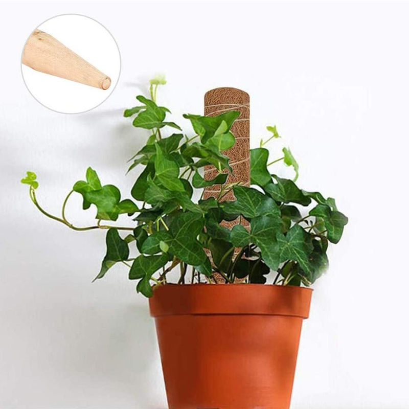 4er-Set TOMTOP JMS Kokosfaser-Totempfähle zur Unterstützung von Kletterpflanzen, Farbe: Braun, Höhe: 45 cm - Bild 4