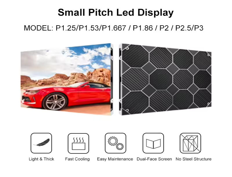 OEING GOB LED Wand Display Indoor in Schwarz für 4K und 8K Videoauflösung mit P1.5 P1.9 P2.6 P2.9 P3.91 Digital Panel für Aufzüge - Bild 2