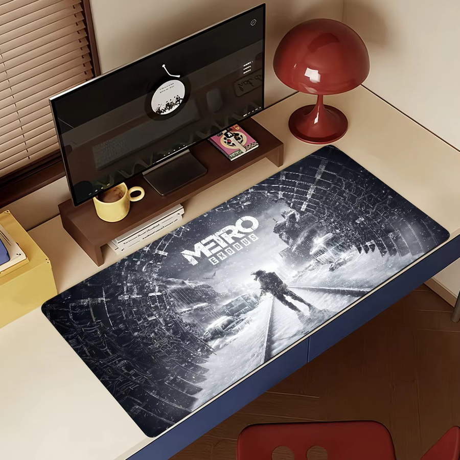 Game M-Metro Exodus Mauspad in Multicolour, rutschfeste Gamer-Schreibtischunterlage für Laptop und Büro - Bild 4