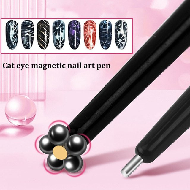 JCSYFAC 2in1 Cat Eye Magnet Stick, Magnetischer Stift für Nagelmaniküre - Bild 1