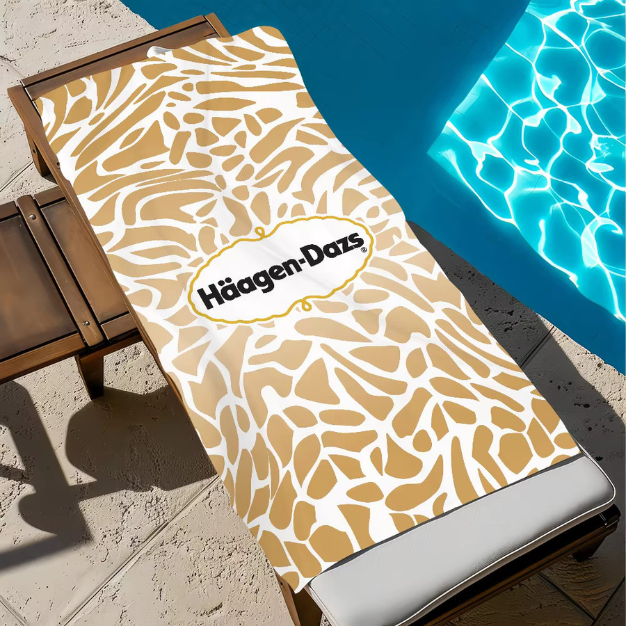 HaagenS D-Dazs Handtuch aus Mikrofaser, schnelltrocknend und weich, Mehrfarbig - Bild 4