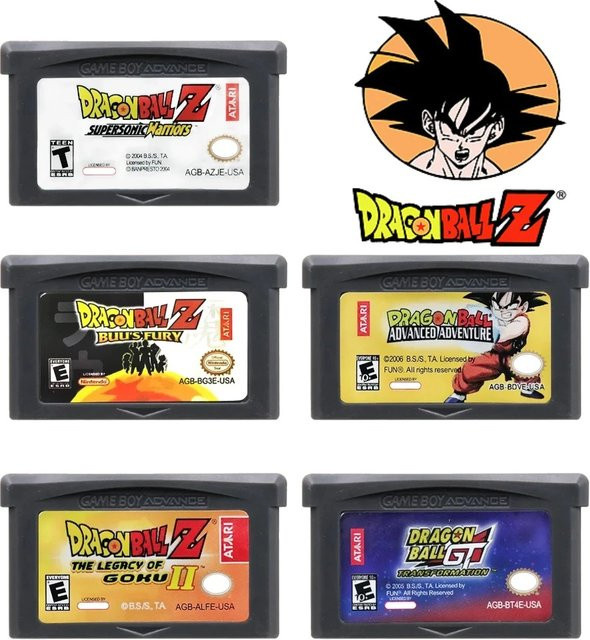 Bandai Dragon Ball GBA Videospiel Cartridge Serie Advanced Adventure Supersonic Warriors Buus Fury für 32-Bit Konsolen in Multicolour - Bild 1