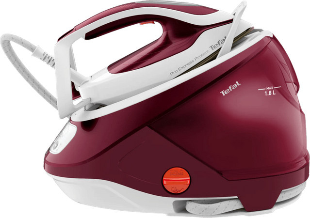 Tefal Dampfbügelstation Pro Express Protect GV9220 in Burgund und Weiß mit 2600 W und Durilium AirGlide Autoclean Bügelsohle - Bild 3