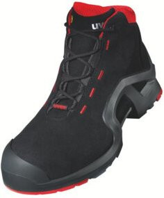 Uvex Stiefel 1 Support S3 Sicherheitsschuhe Schwarz Rot Größe 38 Weite 12 - Bild 1