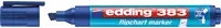 edding Flipchartmarker 383 Whiteboardmarker mit Keilspitze in Blau und Türkis - Bild 1