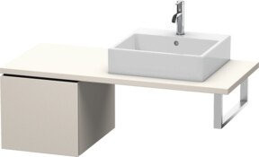 Duravit L-Cube Unterschrank Tau matt mit Konsole und einem Auszug, B: 42 cm, T: 54,7 cm - Bild 1