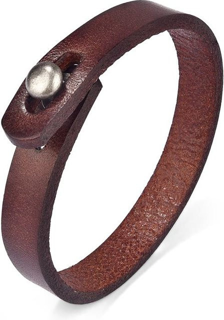 Jiayiqi Armband Leder, Schwarz, Vintage, Unisex, 20cm - Bild 1