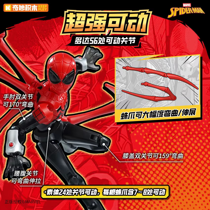 KEEPPLEY Marvel Spider Man Unlimited Edition, Bausteine, Montagebausteine - Bild 3