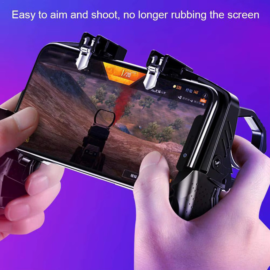 AyeBeau Mobiler Controller Black – Mini Gaming-Steuerung und Trigger-Gamepad für iPhone und Android zur Nutzung bei Shooter-Spielen wie PUBG und Free Fire - Bild 2