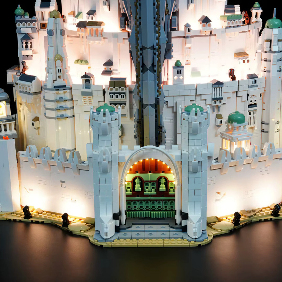 MAXCXT LED-Licht für LEGO 11377 Der Herr der Ringe Minas Tirith, DIY-Dekorationslampe in Warmweiß - Bild 2