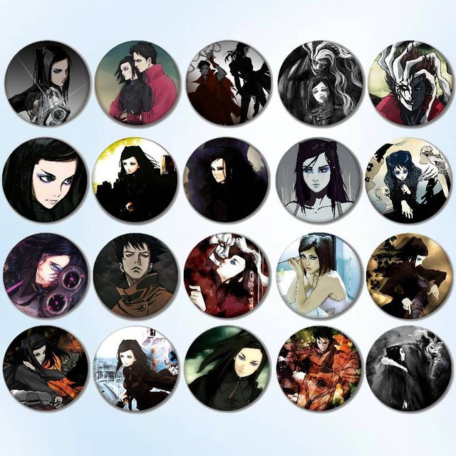 Brosche Ergo Proxy Anime, Runde Brosche, Unisex - Bild 1