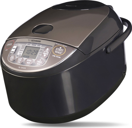 Zojirushi Premium Reiskocher NL-GAQ18 mit 1,8 Liter Fassungsvermögen inklusive Messbecher, Reislöffel und Dämpfeinsatz