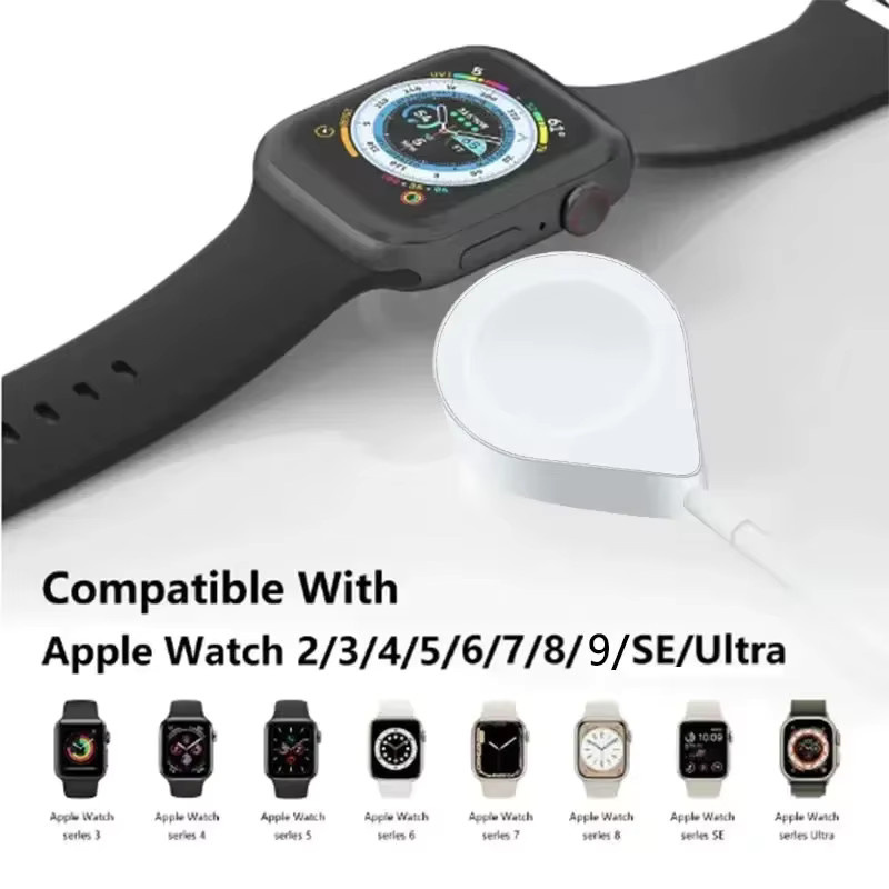 VIKEFON 3-in-1 USB-C Schnellladekabel für Apple Watch und iPhone in Weiß - Bild 2