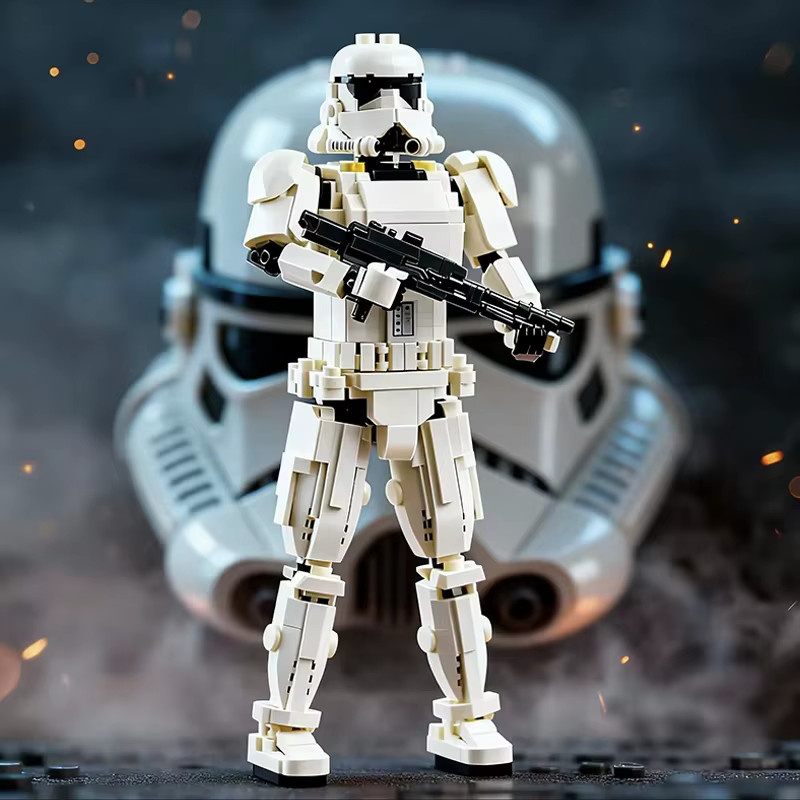 Hot Toys Star Wars Imperial Stormtrooper Soldat, Bausteine, 1970 Teile - Bild 2