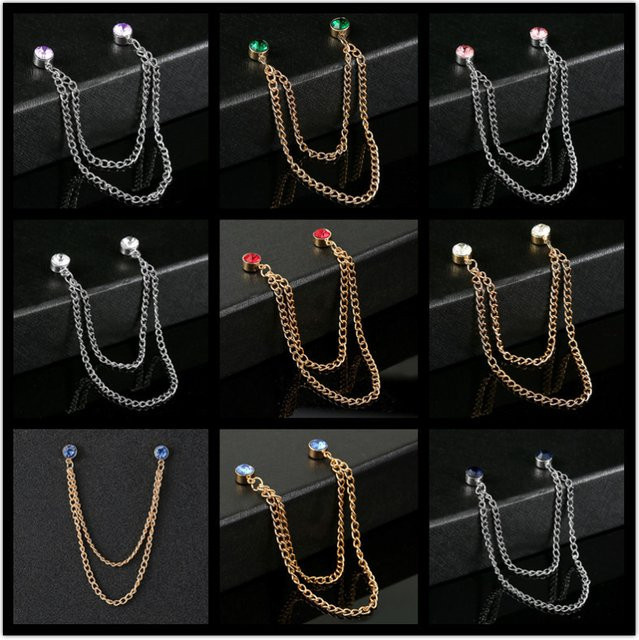 i-Remiel Brosche, Quaste, Strass, Kristall, Unisex - Bild 1