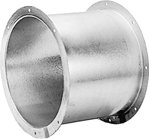 Helios Ventilatoren 1401 Verlängerung aus verzinktem Stahl in Silber - Bild 1