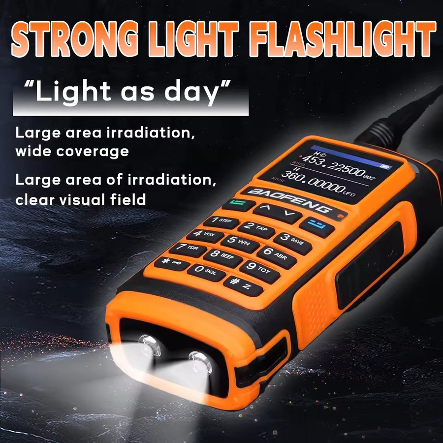 BAOFENG UV-17Pro Max Dual-Band VHF/UHF Walkie-Talkie mit Ein-Tasten-Frequenzabgleich und NOAA-Wetterkanälen - Bild 2