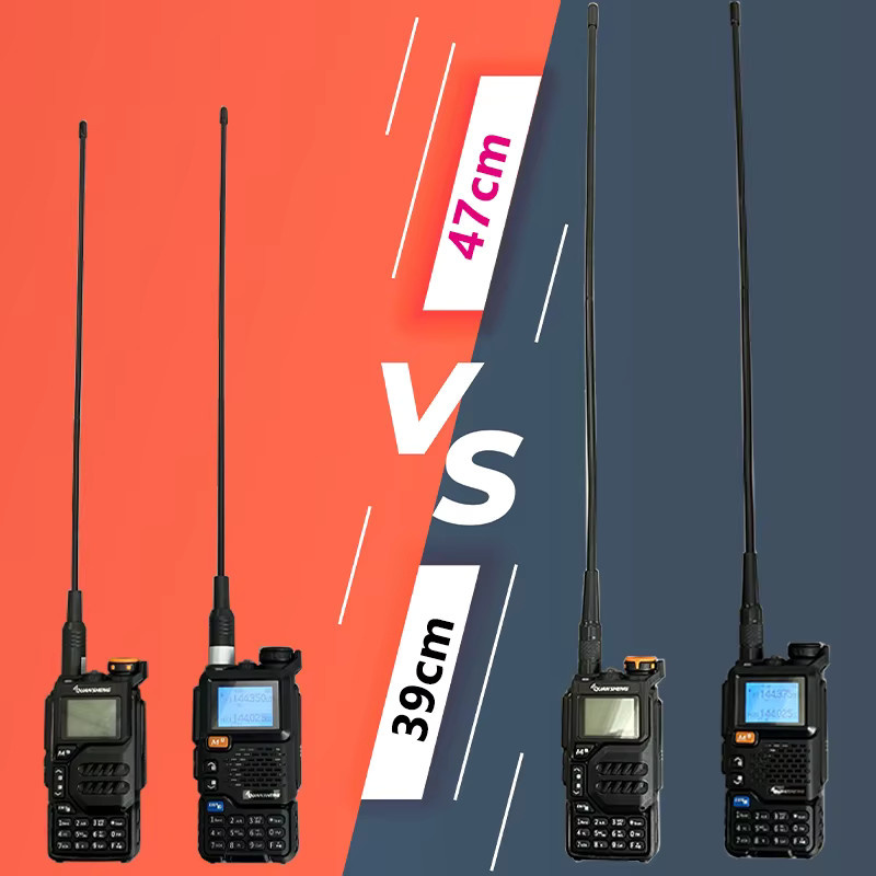 RONGYIN Air Aviation Band AM-771 Antenne 108-136 MHz in Schwarz für Quansheng UVK5 UVK6 UV5R Plus, Baofeng UVK5M und Radtel Rt-490 Rt-68 4b Walkie Talkie - Bild 2