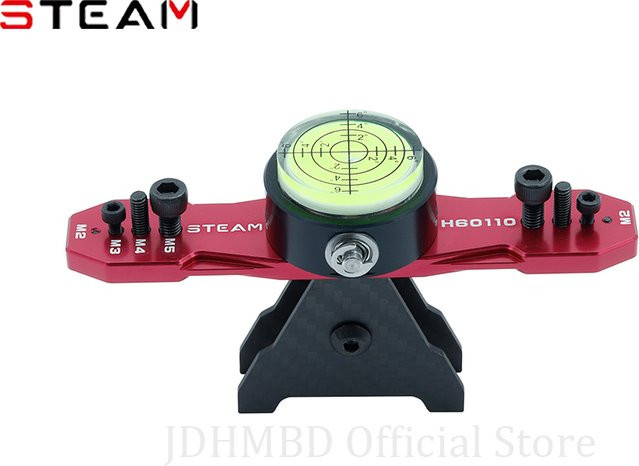 ALZRC Dampfpropeller Hauptblatt Balancer Tester, RC Werkzeug, Metall, Rot - Bild 1