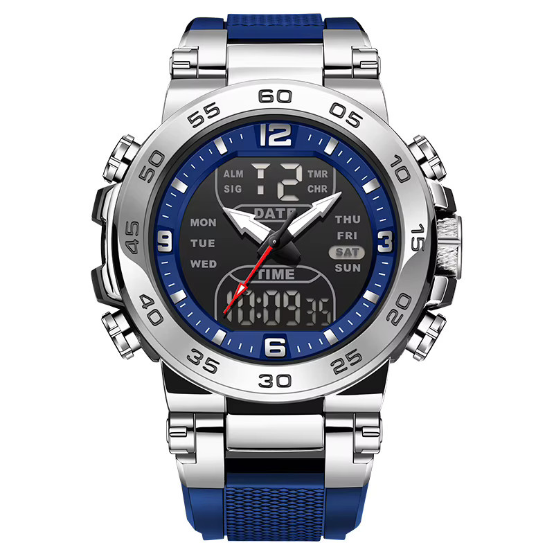 FOXBOX Armbanduhr, Chronograph, Quarz, Silikon, Herren - Bild 7