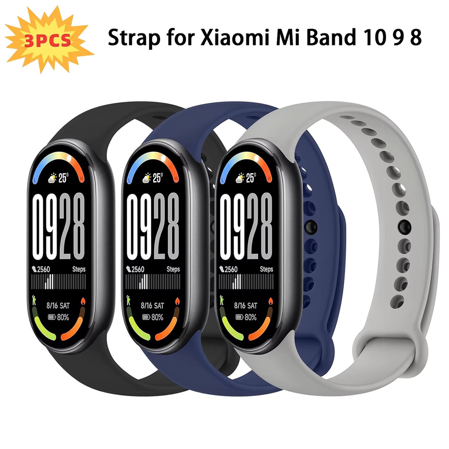 RWBANDS Uhrenarmband Silikon, Unisex, 3 Stück - Bild 2