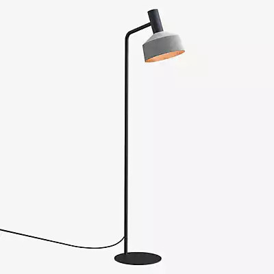 Wever & Ducré Roomor 1.2 Stehleuchte in Grau und Schwarz aus Metall mit modernem Dome-Design - Bild 1