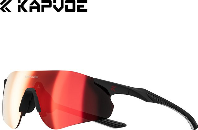 Kapvoe Sportsonnenbrille, Unisex, Vollrand, Kunststoff, UV400 Schutz - Bild 1
