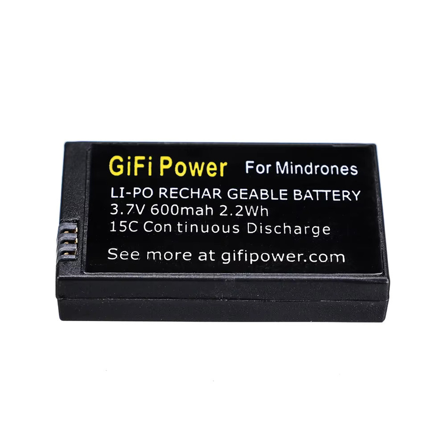 Parrot Lithium-Polymer-Akku 3,7 V 600 mAh mit Ladegerät für MiniDrones Mambo, Jumping Sumo und Rolling Spider in Schwarz - Bild 2