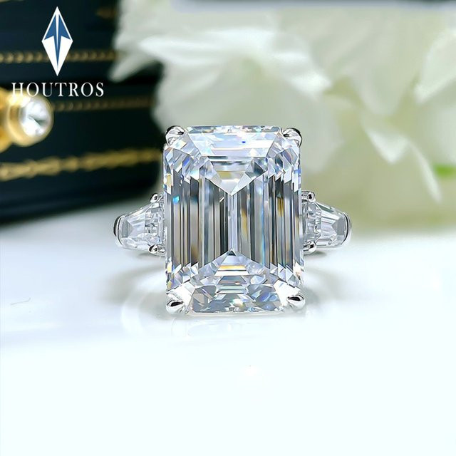 Houtros Verlobungsring, Silber, Diamant, Damen - Bild 1
