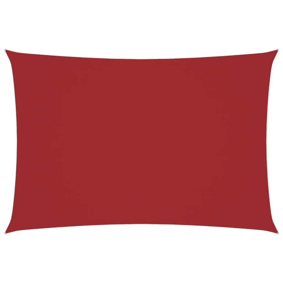 Furnicato Sonnensegel aus Oxford-Gewebe rechteckig in Rot, B x T: 500 x 300 cm - Bild 2