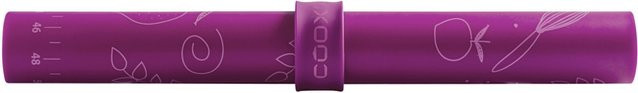COOX Silikonbackmatte in Lila, rechteckige Backmatte zum Backen und Teigrollen, spülmaschinenfest und antihaftbeschichtet - Bild 1